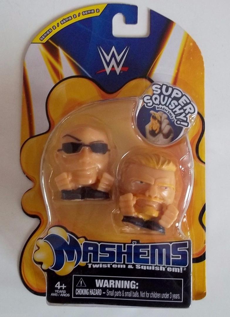 2014 WWE Tech 4 Kids Mash'ems Series 2 2-Pack: The Rock & Triple H