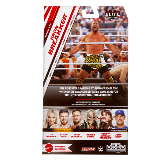 2025 WWE Mattel Elite Collection Series 119 Bron Breakker