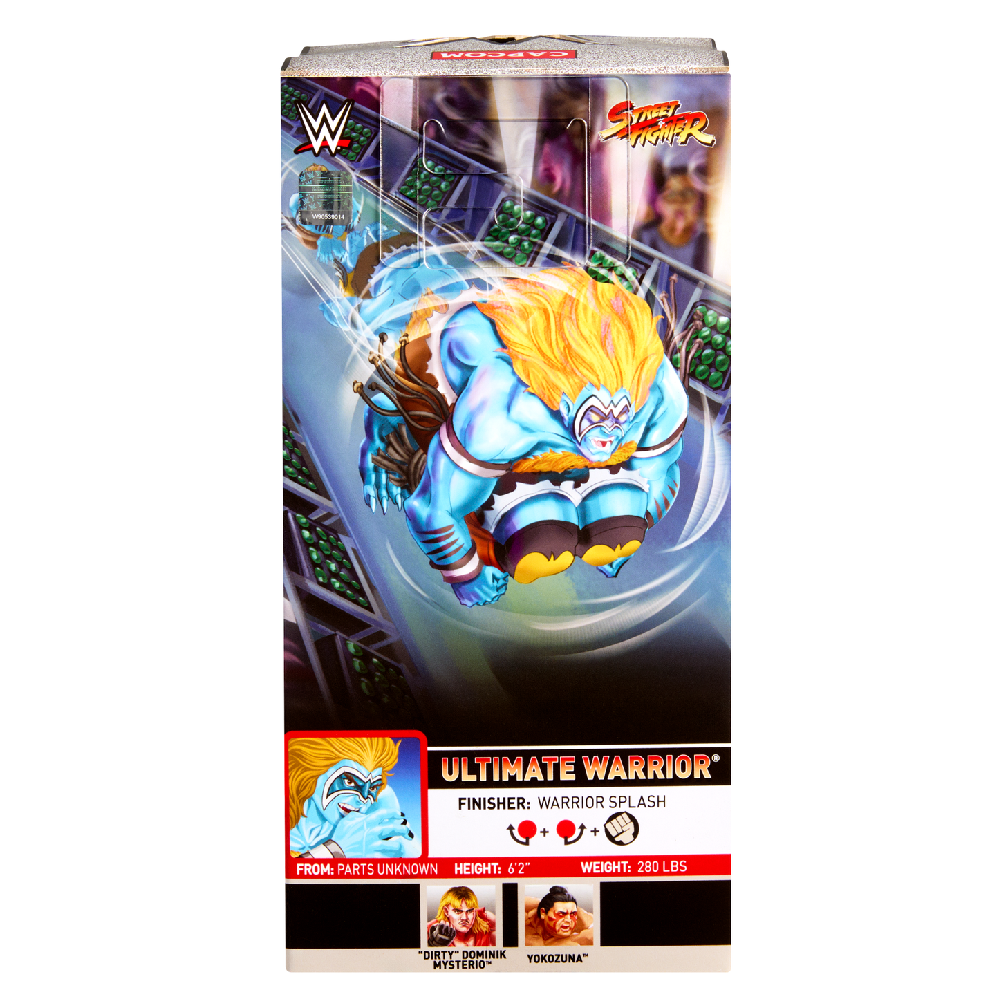 2026 WWE x Street Fighter Elite Collection Series 3 Ultimate Warrior as Blanka [Player Two]