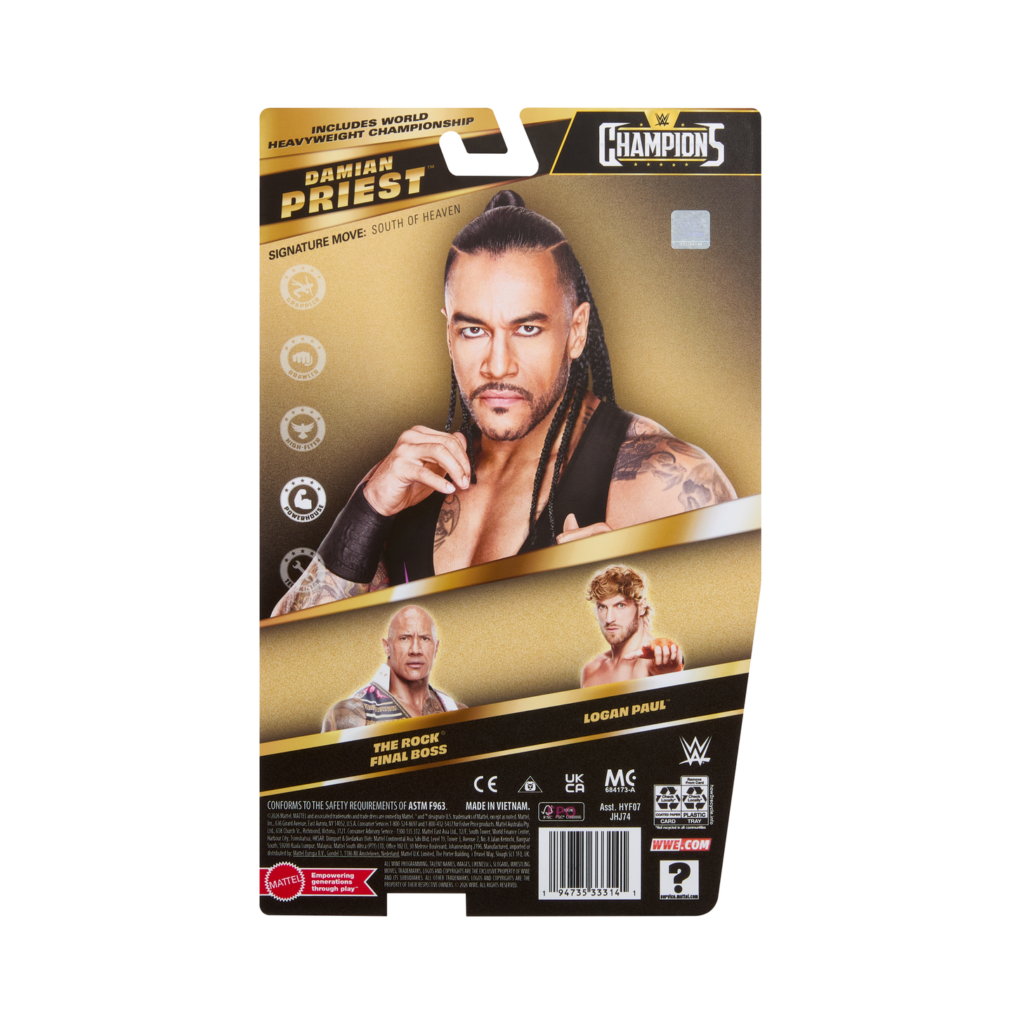 2026 WWE Mattel Main Event Champions Series 7 Damian Priest
