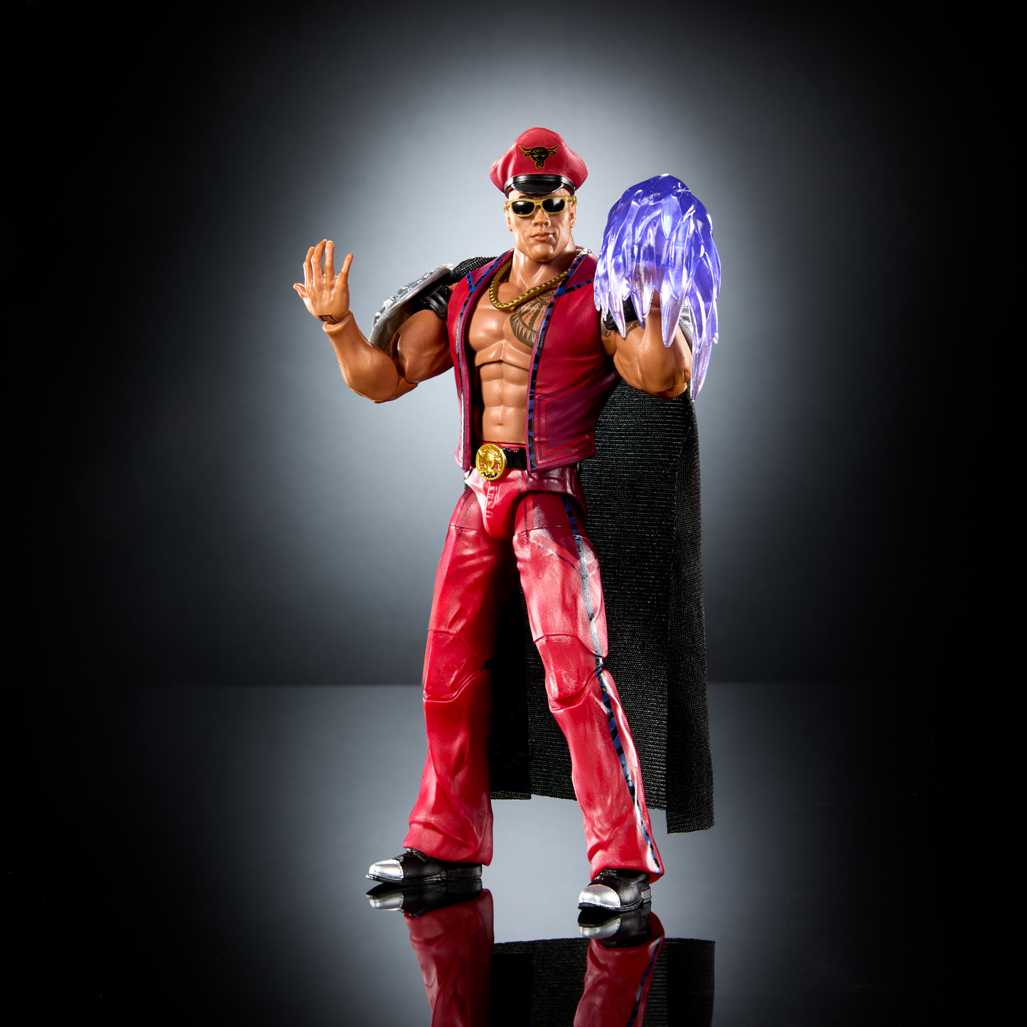 2026 WWE x Street Fighter Elite Collection Series 1 "Final Boss" The Rock as M. Bison [Exclusive]