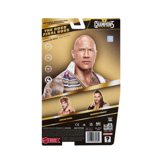 2026 WWE Mattel Main Event Champions Series 7 "Final Boss" The Rock