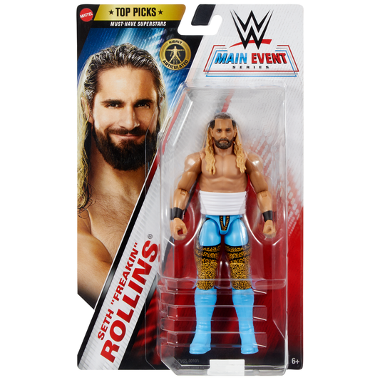 2025 WWE Mattel Main Event Series Top Picks Seth Rollins
