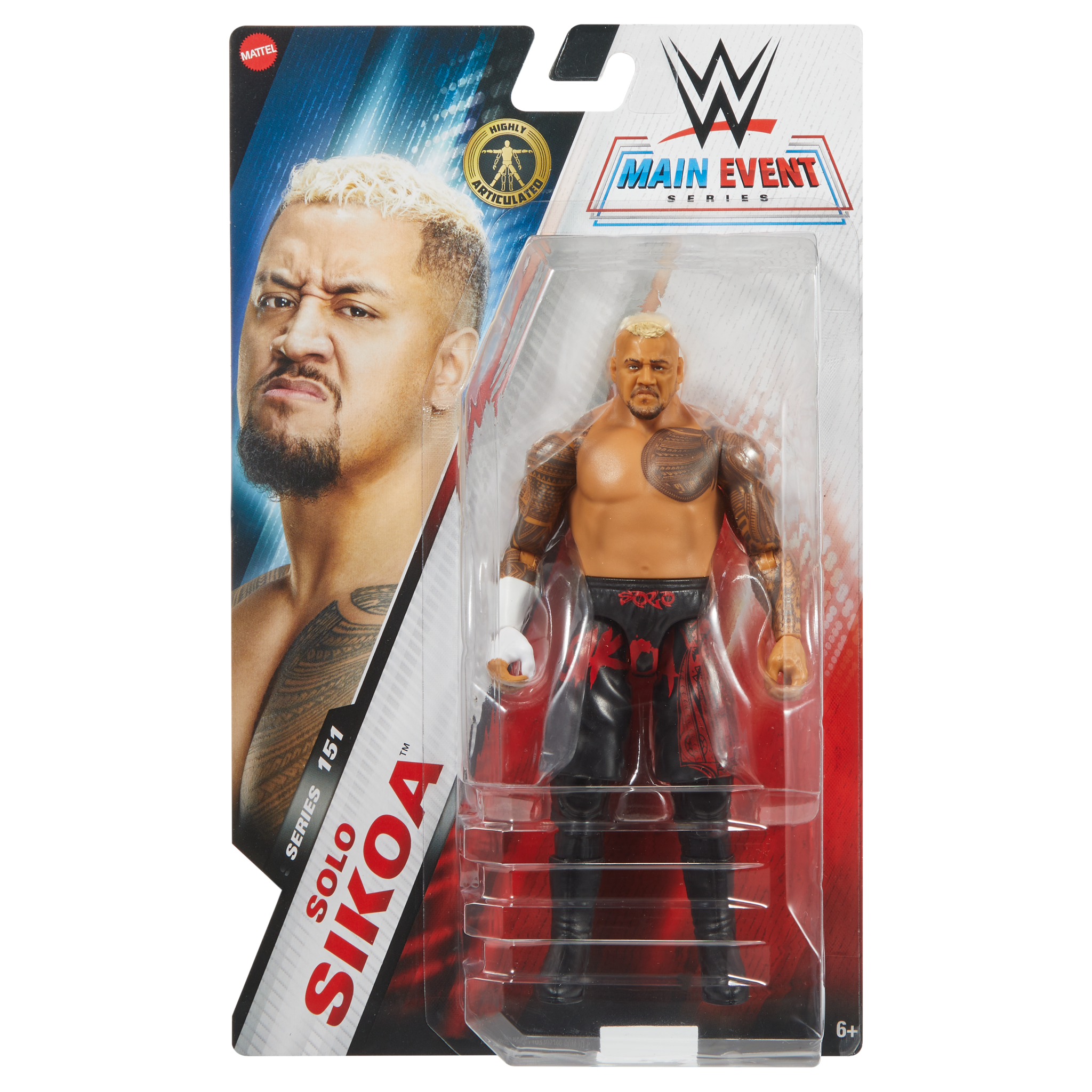 2024 WWE Mattel Main Event Series 151 Solo Sikoa – Wrestling
