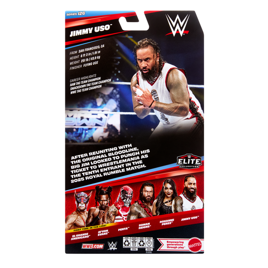 2026 WWE Mattel Elite Collection Series 126 Jimmy Uso