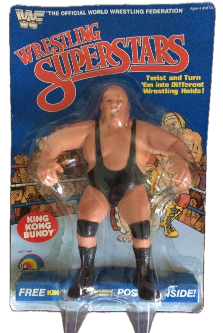 1986 WWF LJN Wrestling Superstars Series 2 King Kong Bundy