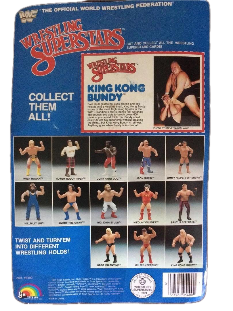 1986 WWF LJN Wrestling Superstars Series 2 King Kong Bundy