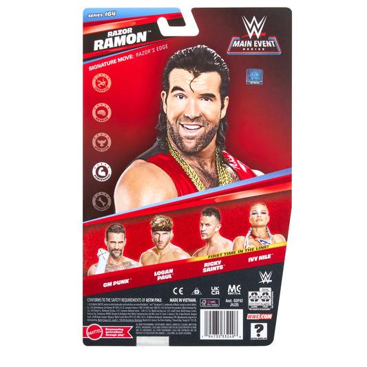 2026 WWE Mattel Main Event Series 164 Razor Ramon