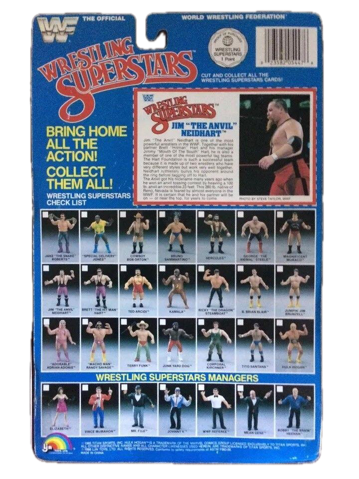 1987 WWF LJN Wrestling Superstars Series 4 Jim "The Anvil" Neidhart