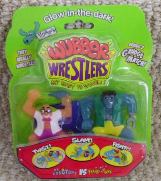 Moose Toys Wubber Wrestlers Series 2 Grudge Match: Dr. Lobotomy vs. Frank the Tank