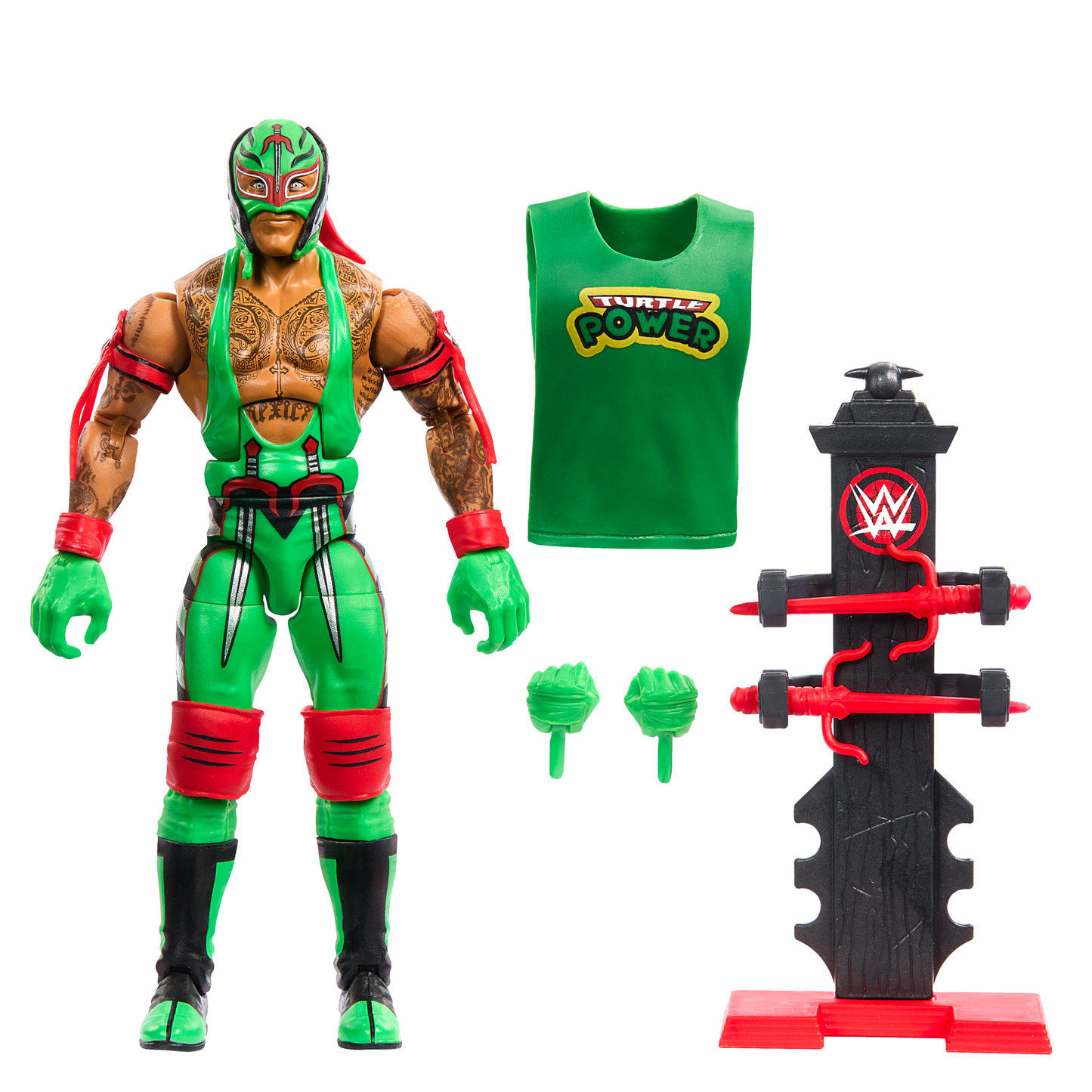 2024 WWE x TMNT Mattel Elite Collection Series 2 Rey Mysterio