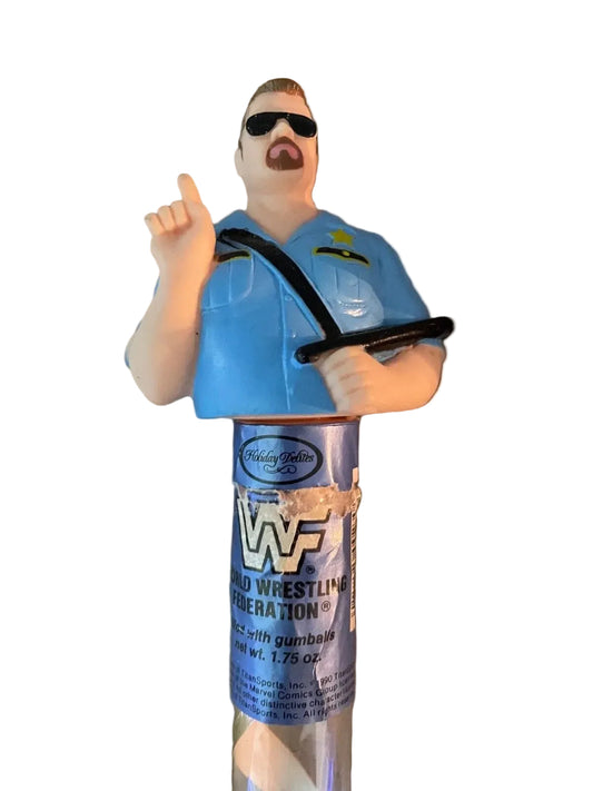 1991 WWF Titan Sports Big Boss Man Holiday Delites Candy Topper