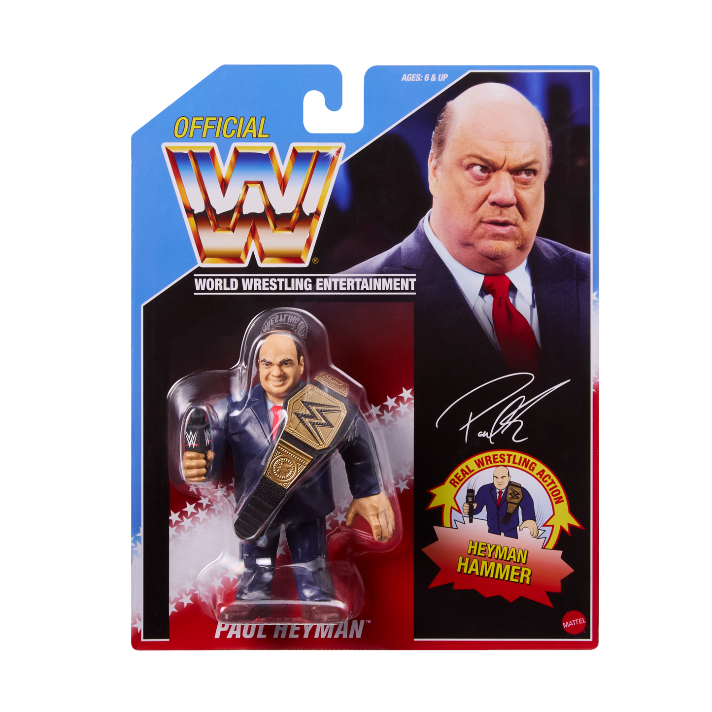 2026 WWE Mattel Ringside Exclusive Retro Series 2 Paul Heyman [Exclusive]