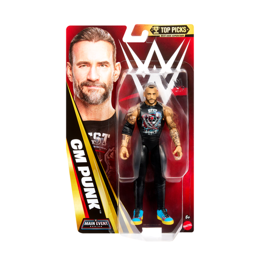 2026 WWE Mattel Main Event Series Top Picks CM Punk