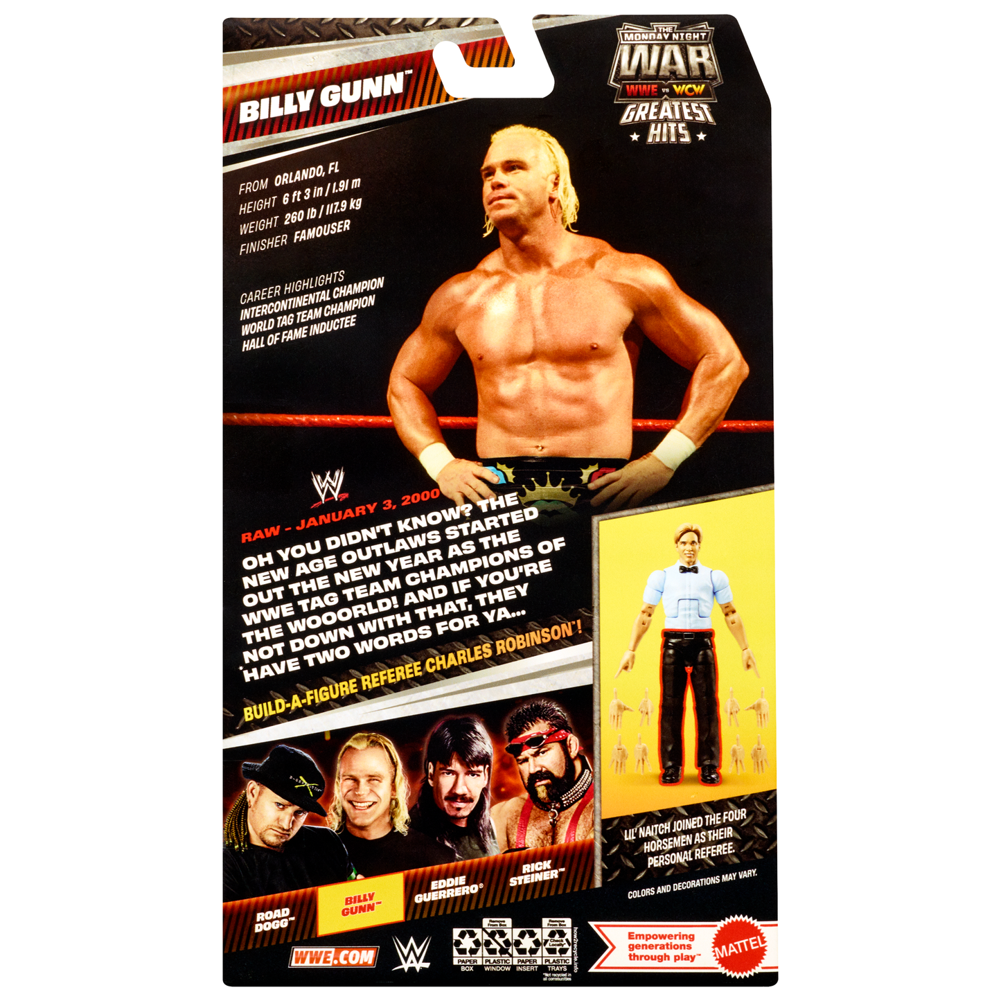 2026 WWE Mattel Elite Collection Monday Night War Greatest Hits Series 3 Billy Gunn