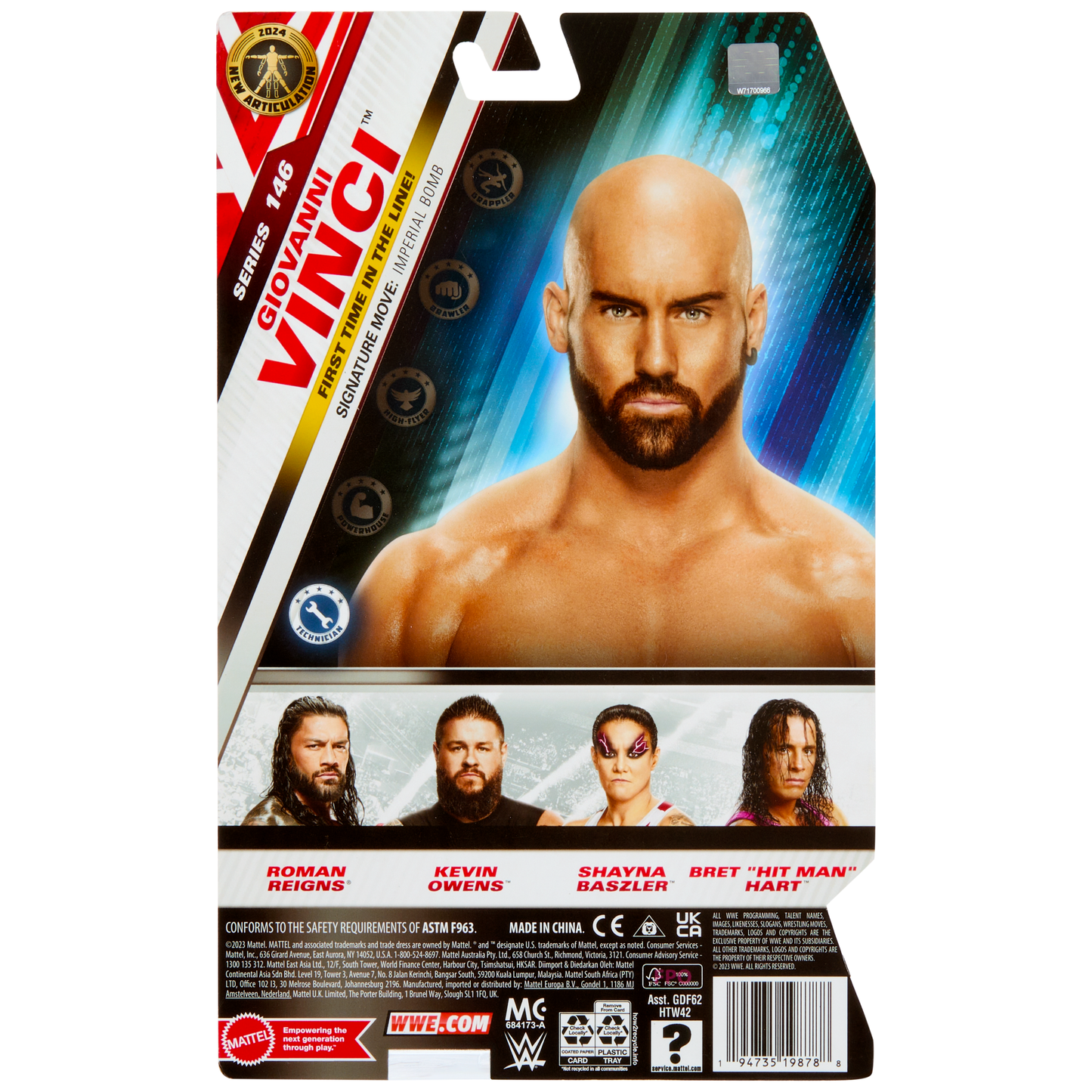 2024 WWE Mattel Basic Series 146 Giovanni Vinci