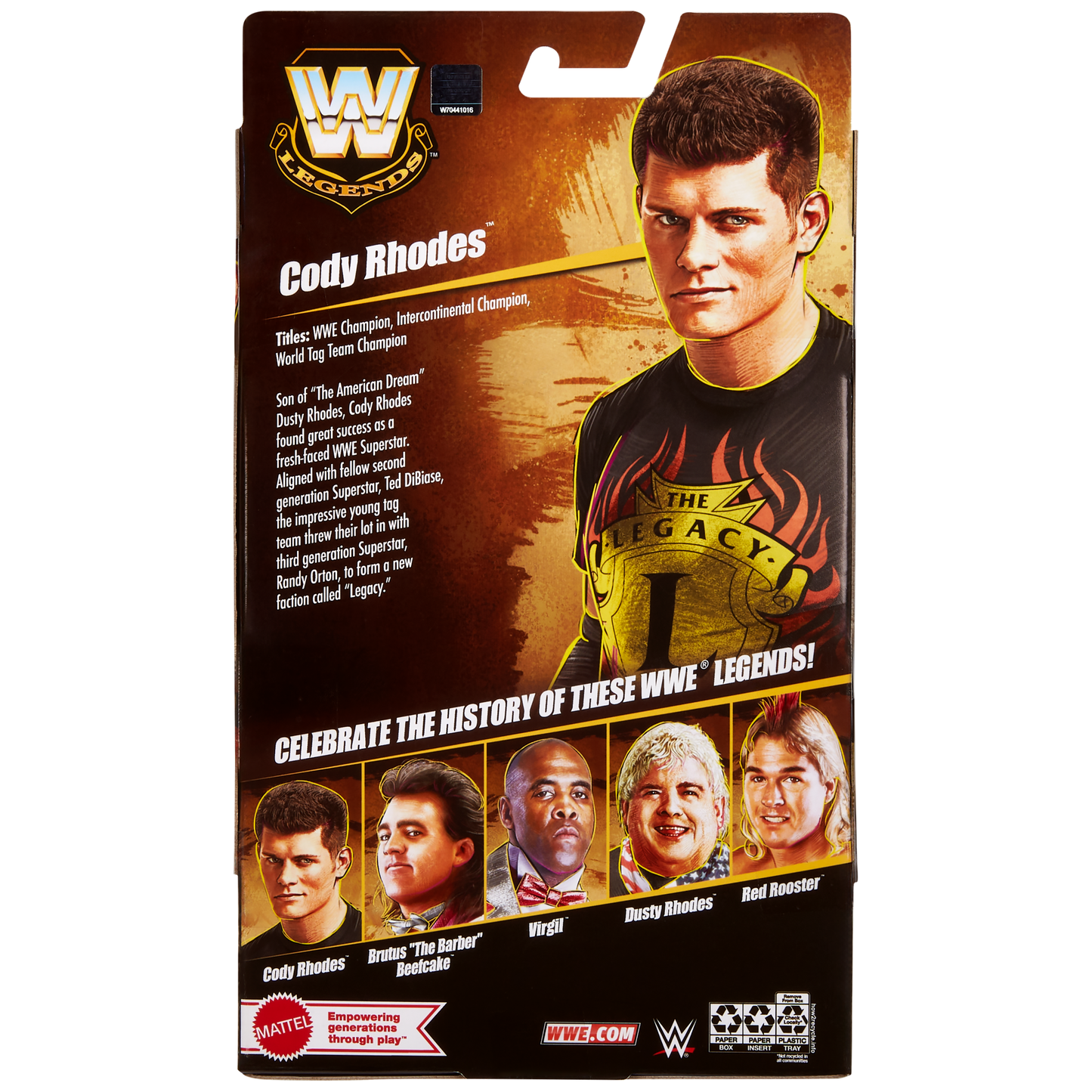 2025 WWE Mattel Elite Collection Legends Greatest Hits Series 3 Cody Rhodes [Chase]