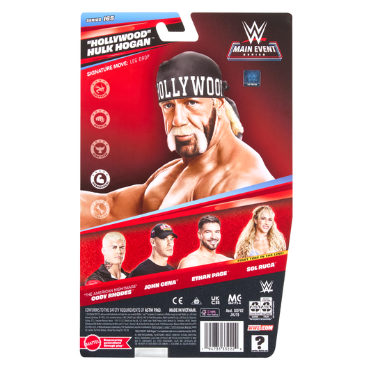 2026 WWE Mattel Main Event Series 165 "Hollywood" Hulk Hogan