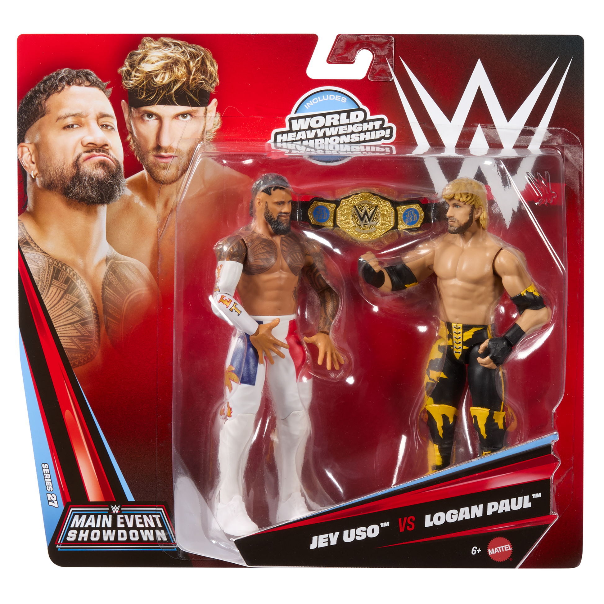 2026 WWE Mattel Main Event Showdown Series 27 Jey Uso vs. Logan