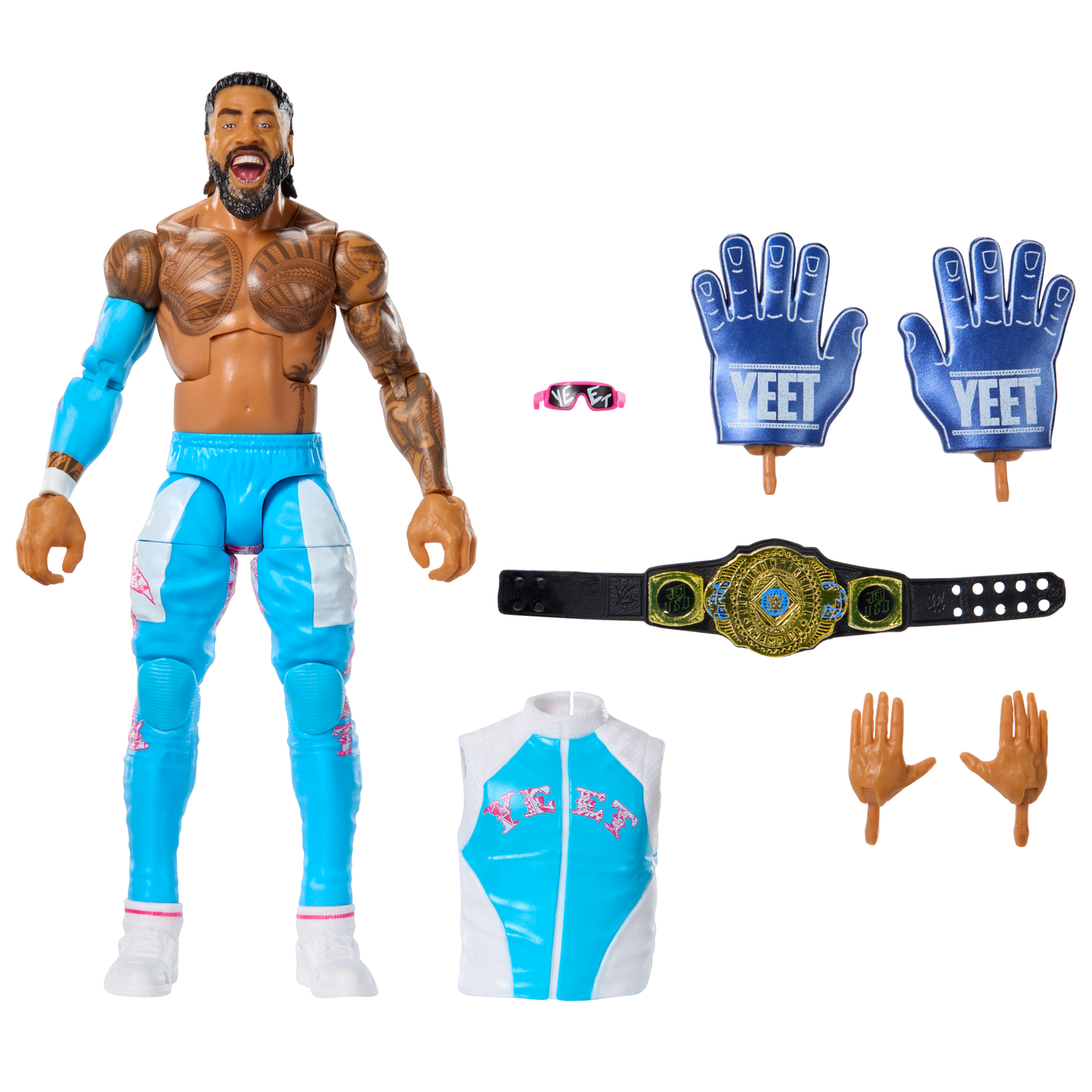 2025 WWE Mattel Elite Collection Ringside Exclusive Defining Moments Jey Uso