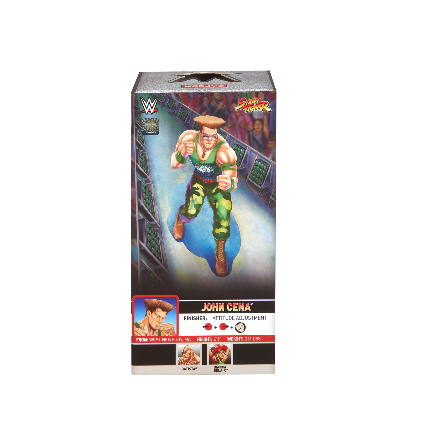 2026 WWE x Street Fighter Elite Collection Series 2 John Cena as Guile [Exclusive]