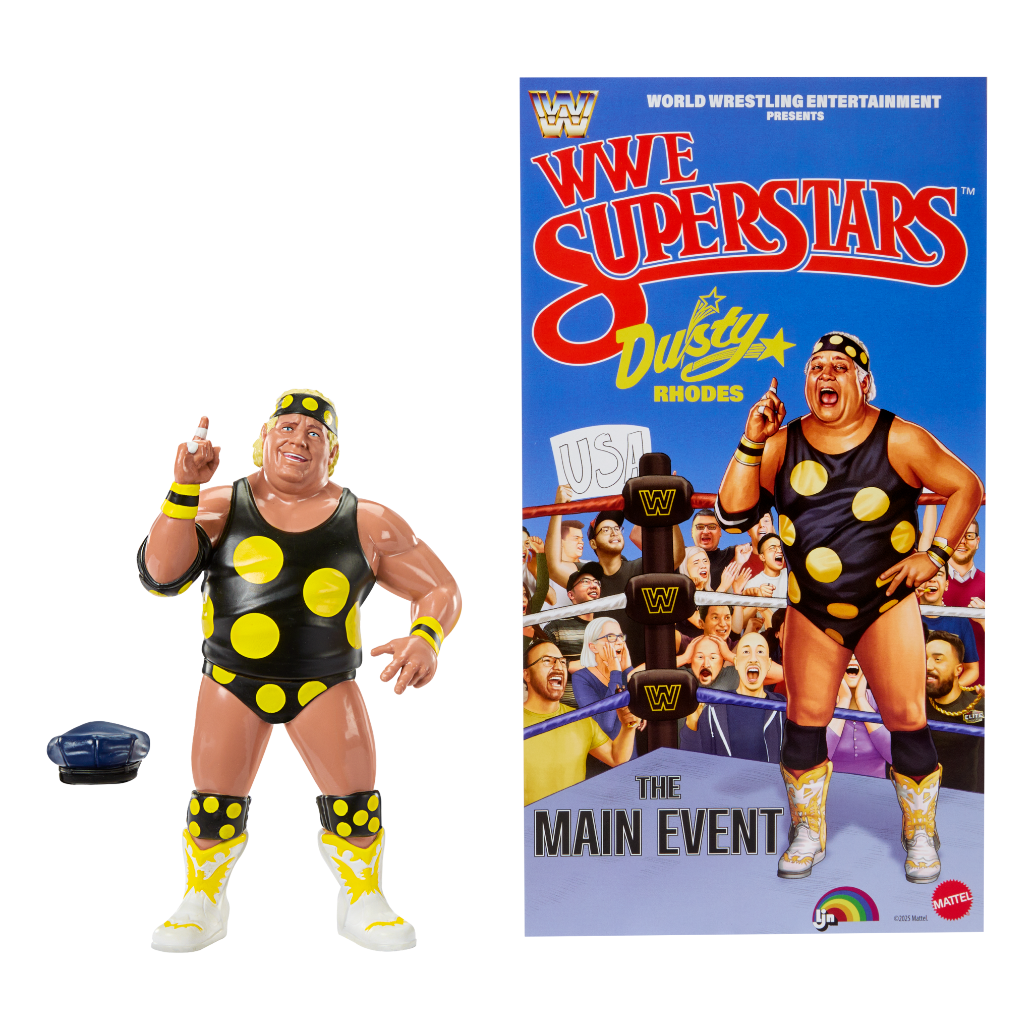 2025 Mattel LJN WWE Superstars Series 1 Dusty Rhodes [Exclusive