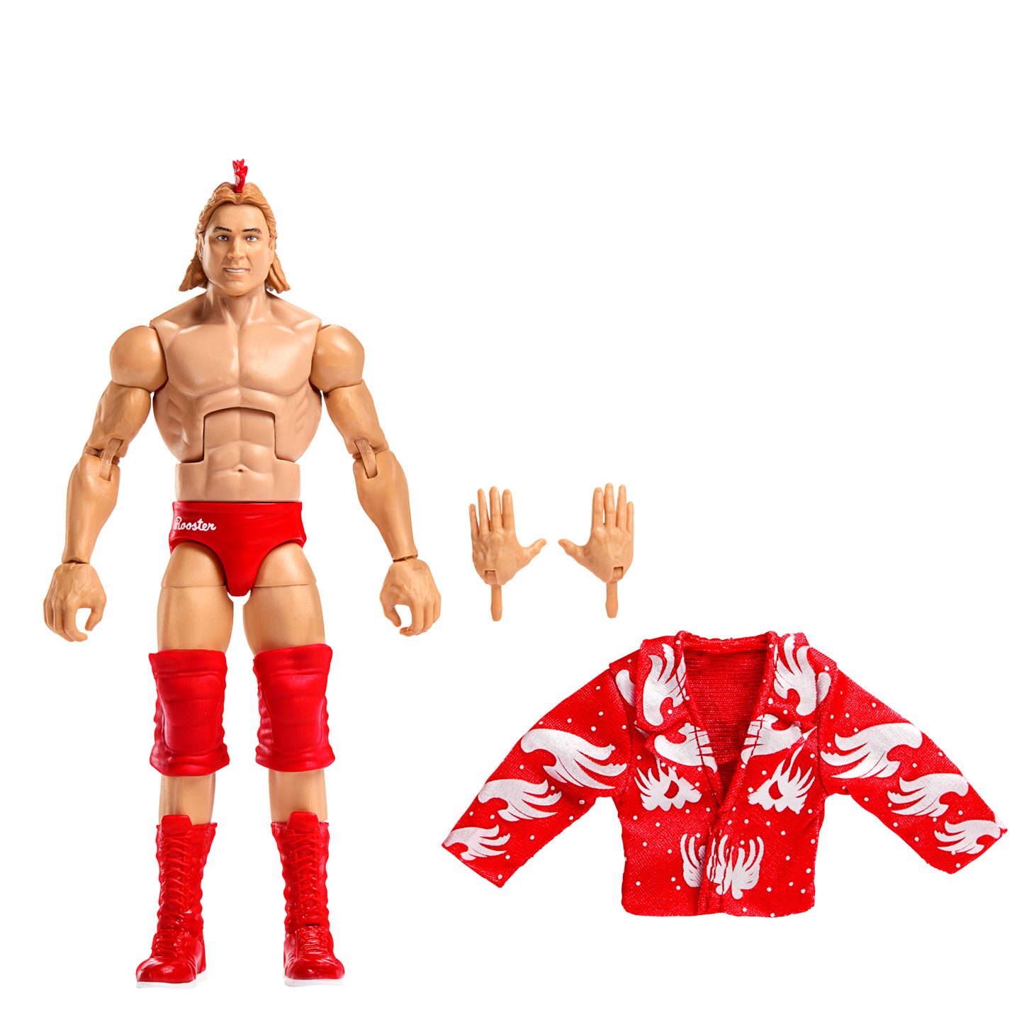 2025 WWE Mattel Elite Collection Legends Greatest Hits Series 3 Red Rooster [Exclusive]