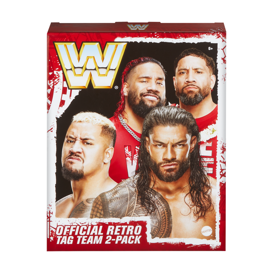 2025 WWE Mattel Ringside Exclusive Bloodline Official Retro Tag Team 2-Pack