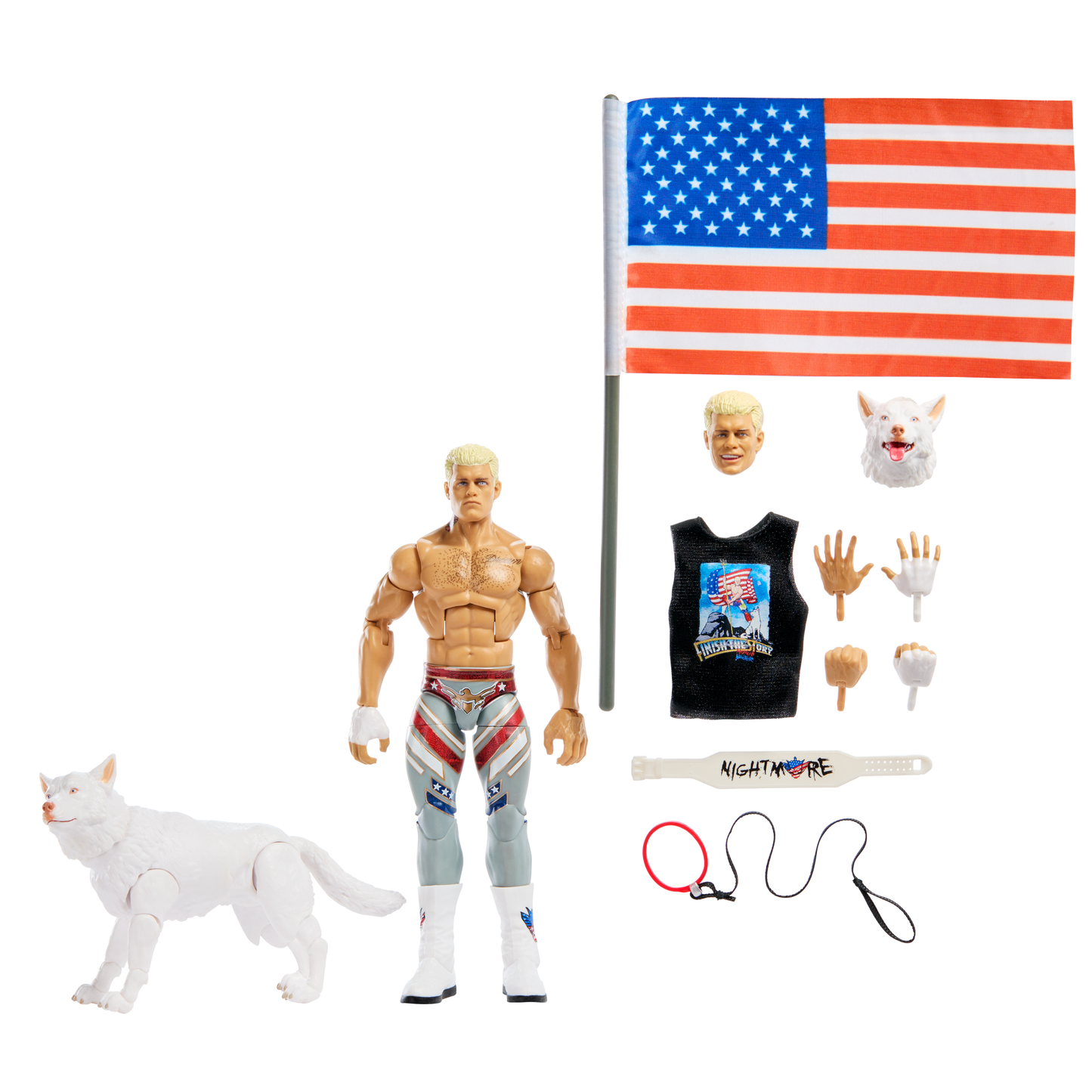 2025 WWE Mattel Elite Collection Ringside Exclusive "Finish the Story" 2-Pack: "The American Nightmare" Cody Rhodes & Pharaoh