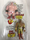 1985 IWA Star-Studded Wrestling Bendable Action Figures Star-Studded Wrestling Ring [With Kamikaze & King Congo]