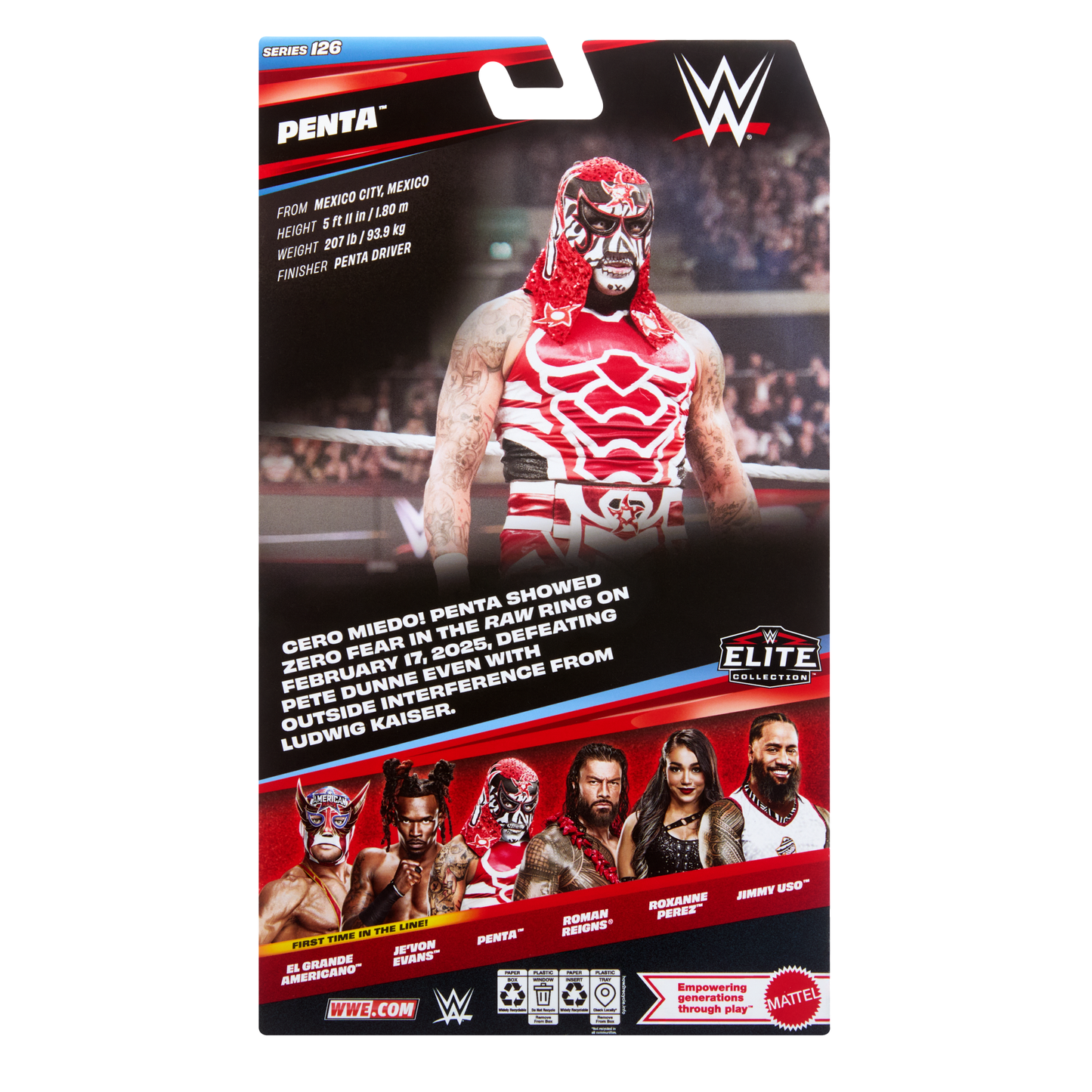 2026 WWE Mattel Elite Collection Series 126 Penta