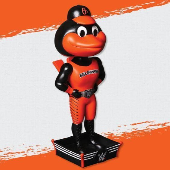 2018 Baltimore Orioles Birdlandmania WWE Bobblehead