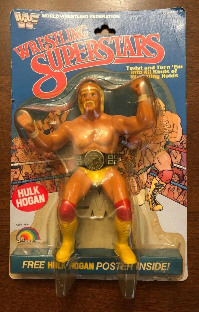 1985 WWF LJN Wrestling Superstars Series 1 Hulk Hogan
