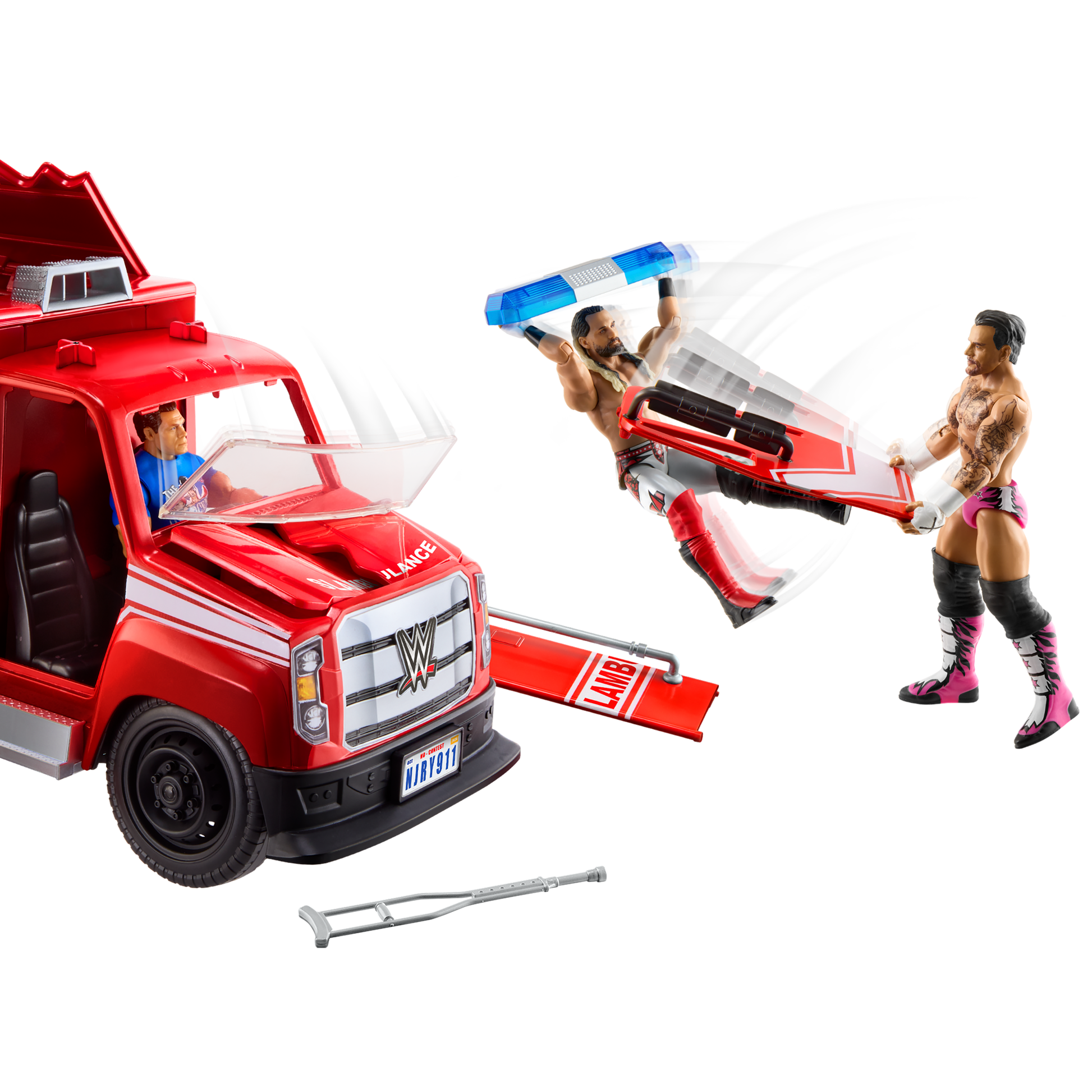 2026 WWE Mattel Main Event Series Slambulance – Wrestling Figure