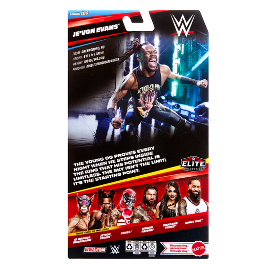 2026 WWE Mattel Elite Collection Series 126 Je'Von Evans