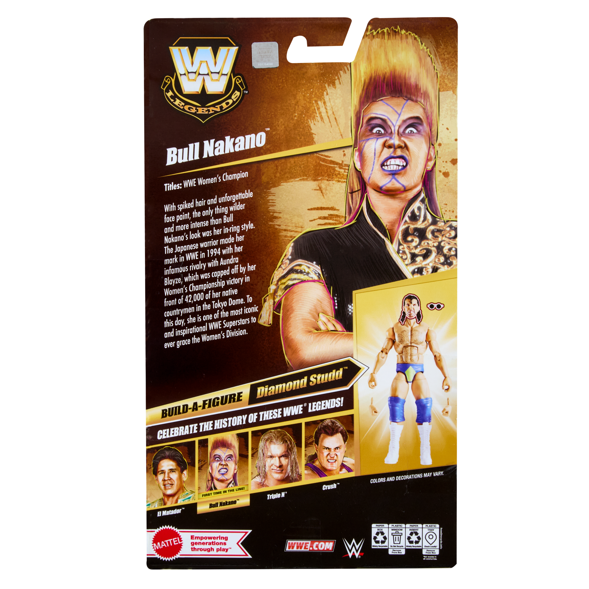 2026 WWE Mattel Elite Collection Legends Series 31 Bull Nakano 2026 WWE Mattel Elite Collection Legends Series 31 Bull Nakano
