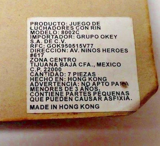 World's No. 1 Wrestling Bootleg/Knockoff 6-Pack & Wrestling Ring