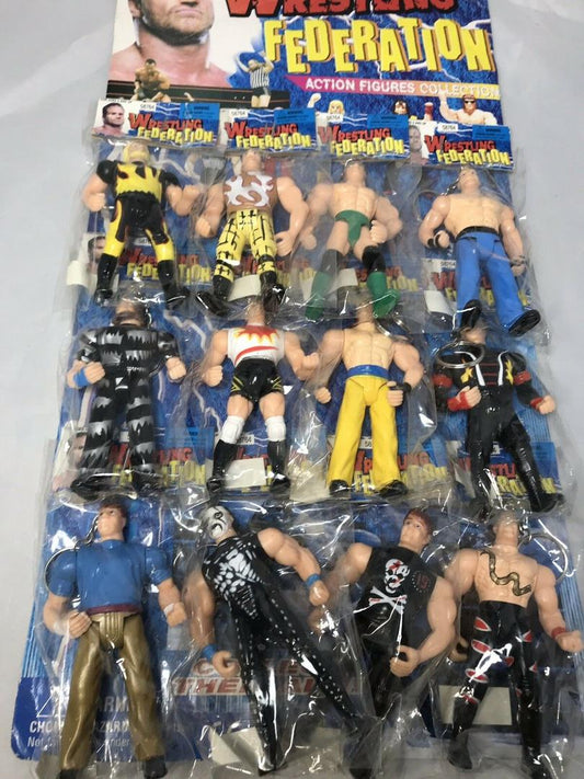 Wrestling Federation Bootleg/Knockoff Key Chain 12-Pack