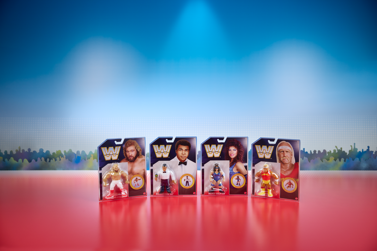 2024 WWE Mattel Creations Exclusive Retro Series 15 Official Retro 4-Pack
