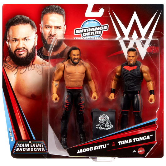 2025 WWE Mattel Main Event Showdown Series 24 Jacob Fatu & Tama Tonga