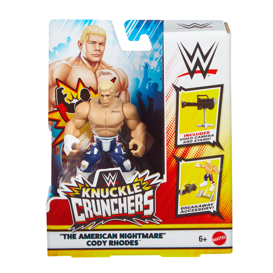 2026 WWE Mattel Knuckle Crunchers Series 8 "The American Nightmare" Cody Rhodes