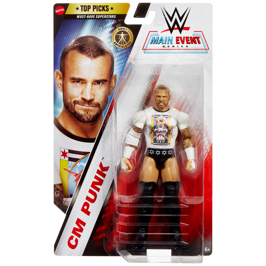 2025 WWE Mattel Main Event Series Top Picks CM Punk