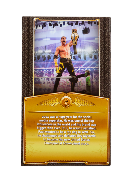 2025 WWE Mattel Elite Collection Ringside Exclusive Defining Moments Logan Paul