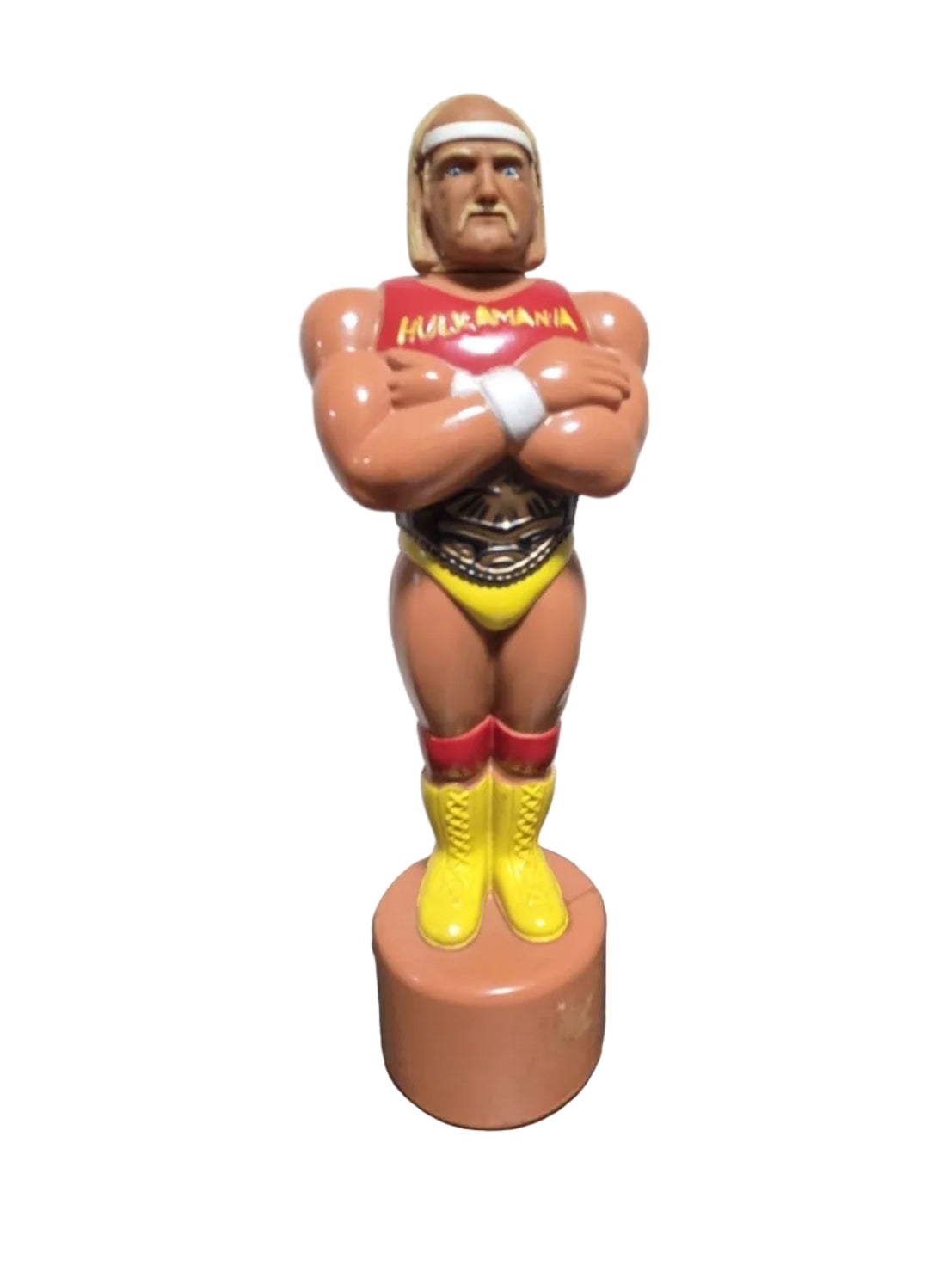 1986 WWF Titan Sports Hulk Hogan Bubble Bath Bottle Figure