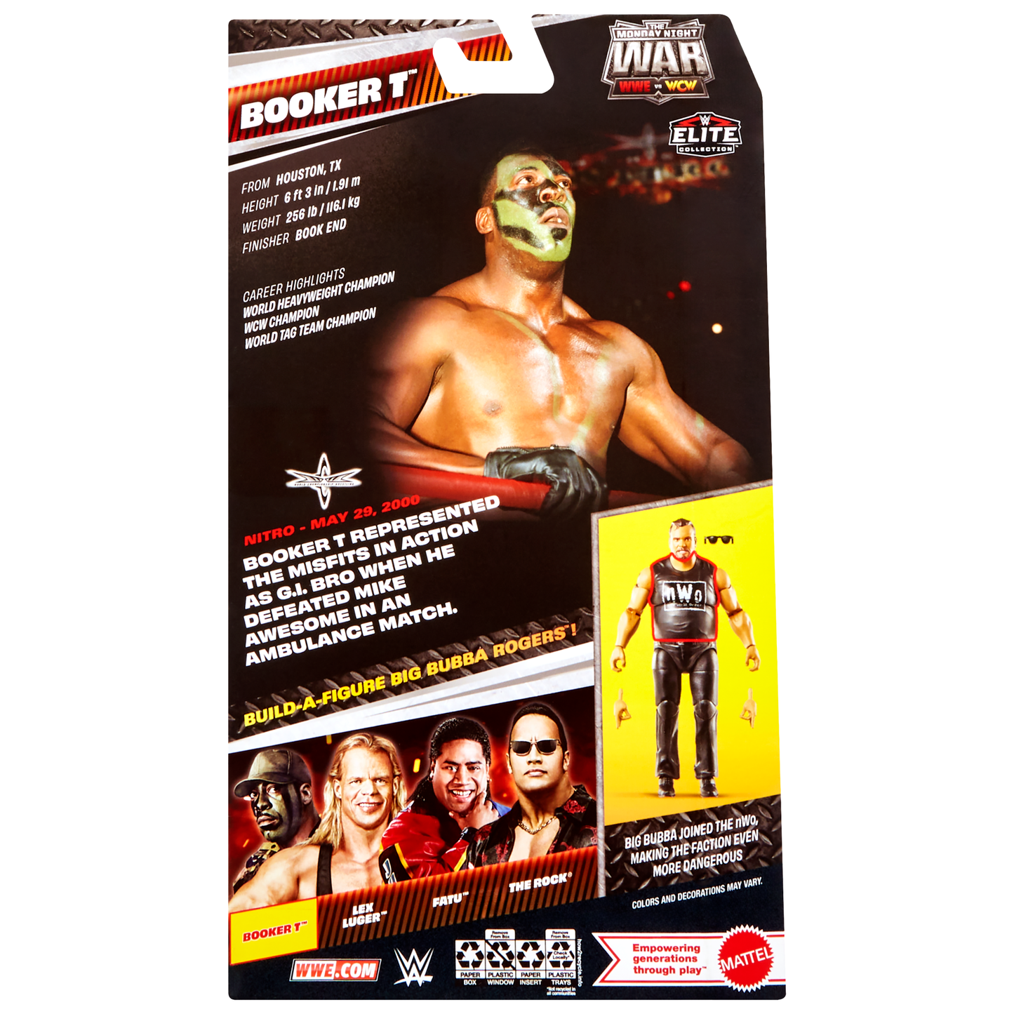 2026 WWE Mattel Elite Collection Monday Night War Series 9 Booker T [GI Bro]
