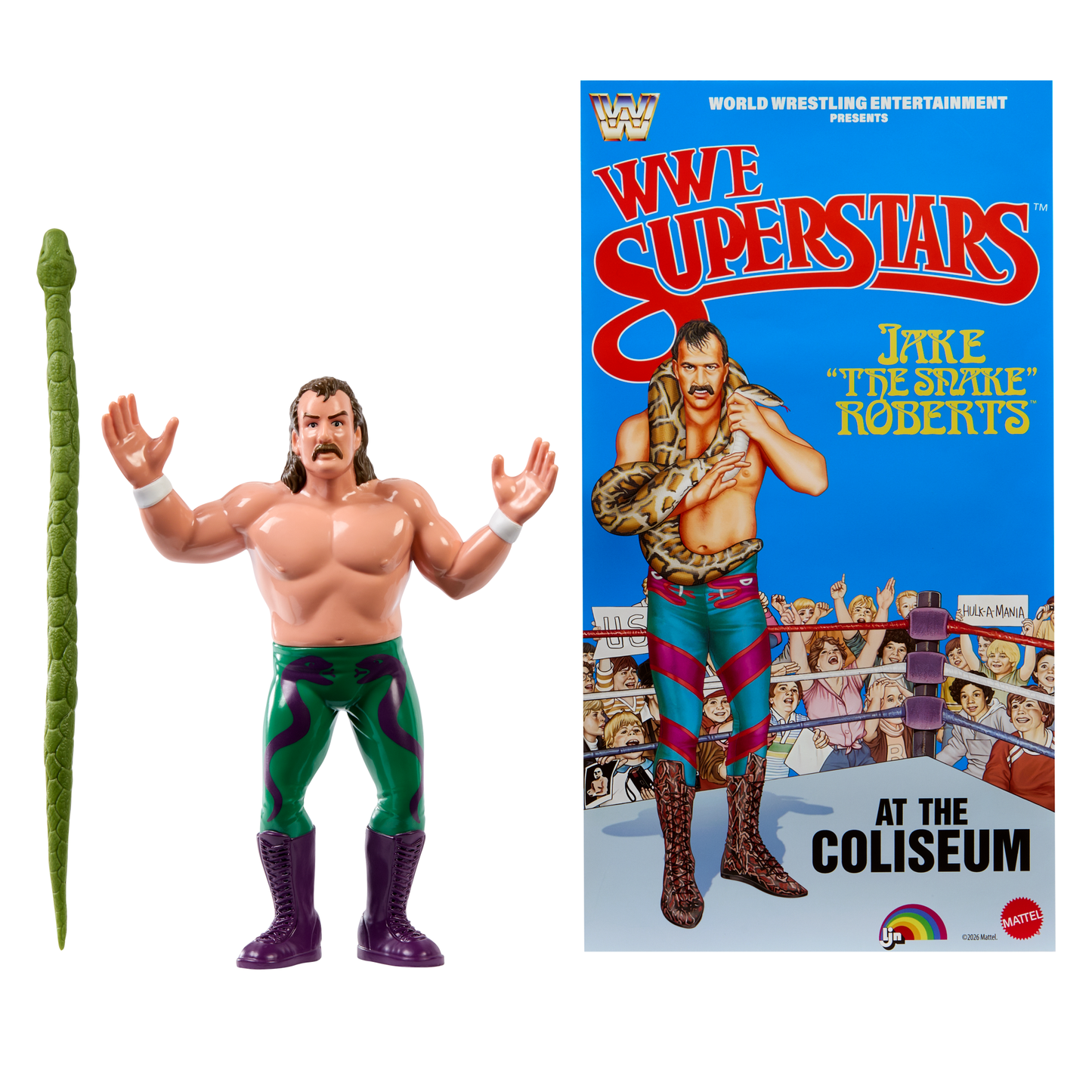 2026 Mattel LJN WWE Superstars Series 3 Jake "The Snake" Roberts [Exclusive]