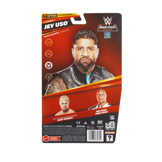 2025 WWE Mattel Main Event Series Top Picks Jey Uso