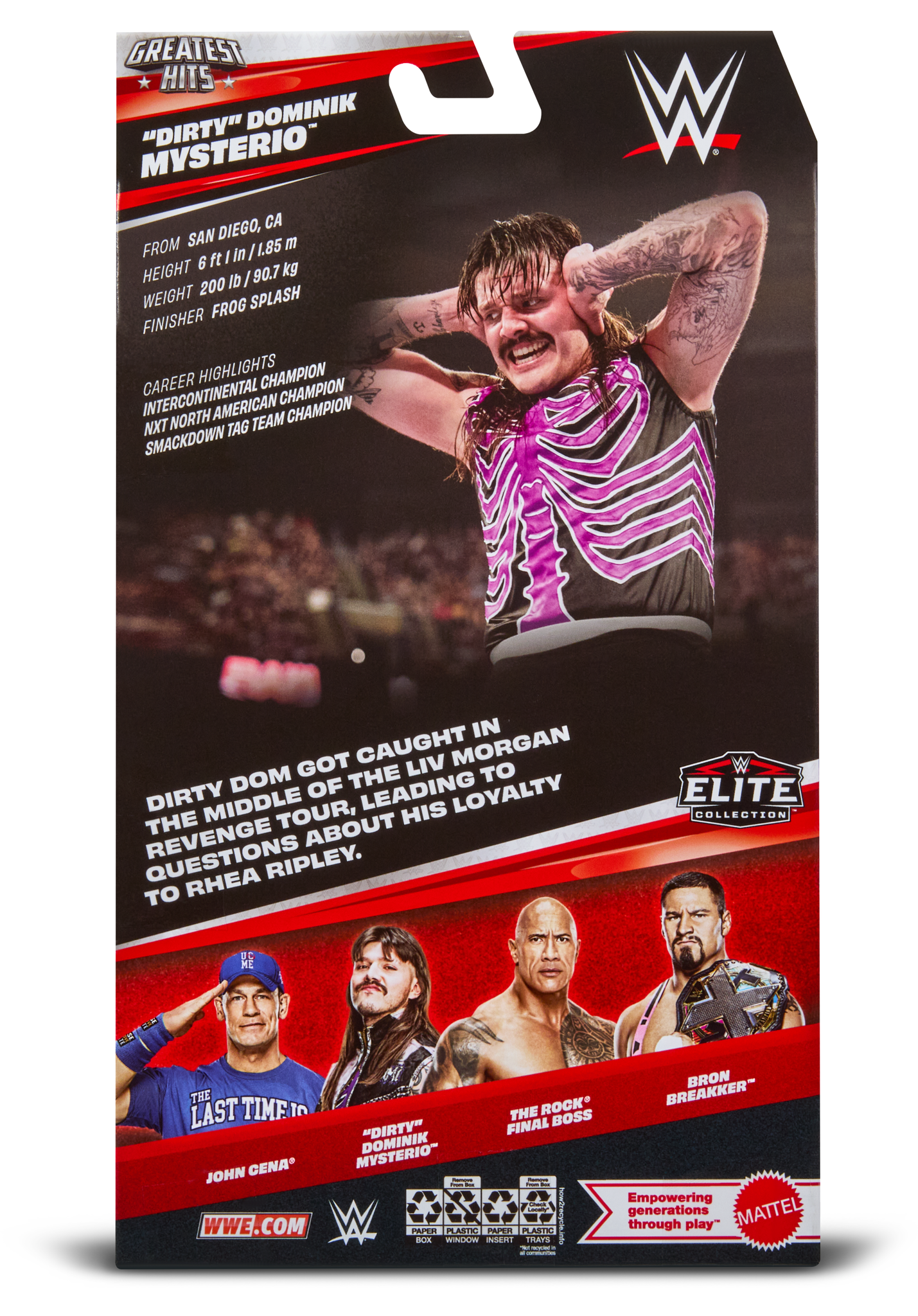 2026 WWE Mattel Elite Collection Greatest Hits Series 10 "Dirty" Dominik Mysterio