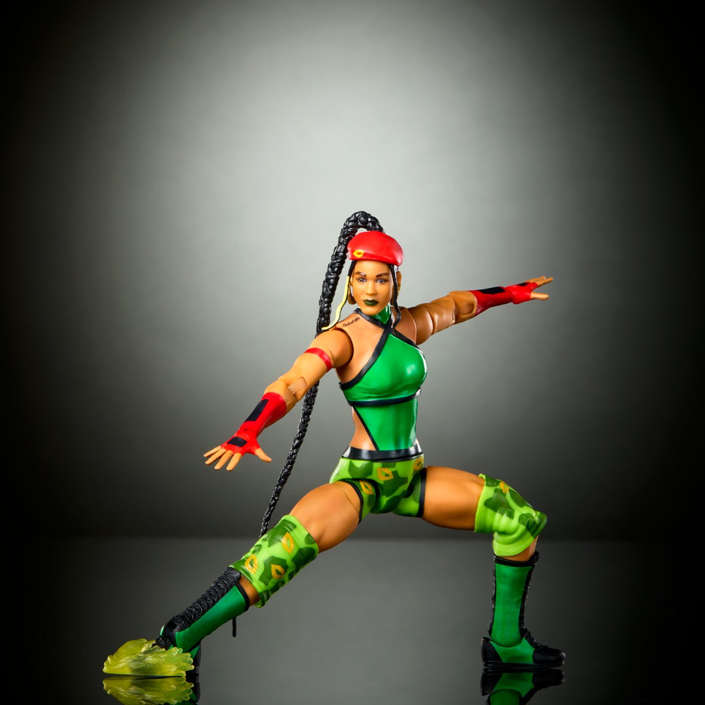2026 WWE x Street Fighter Elite Collection Series 2 Bianca Belair as Cammy [Exclusive]