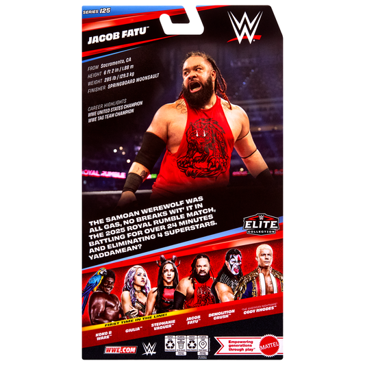 2026 WWE Mattel Elite Collection Series 125 Jacob Fatu